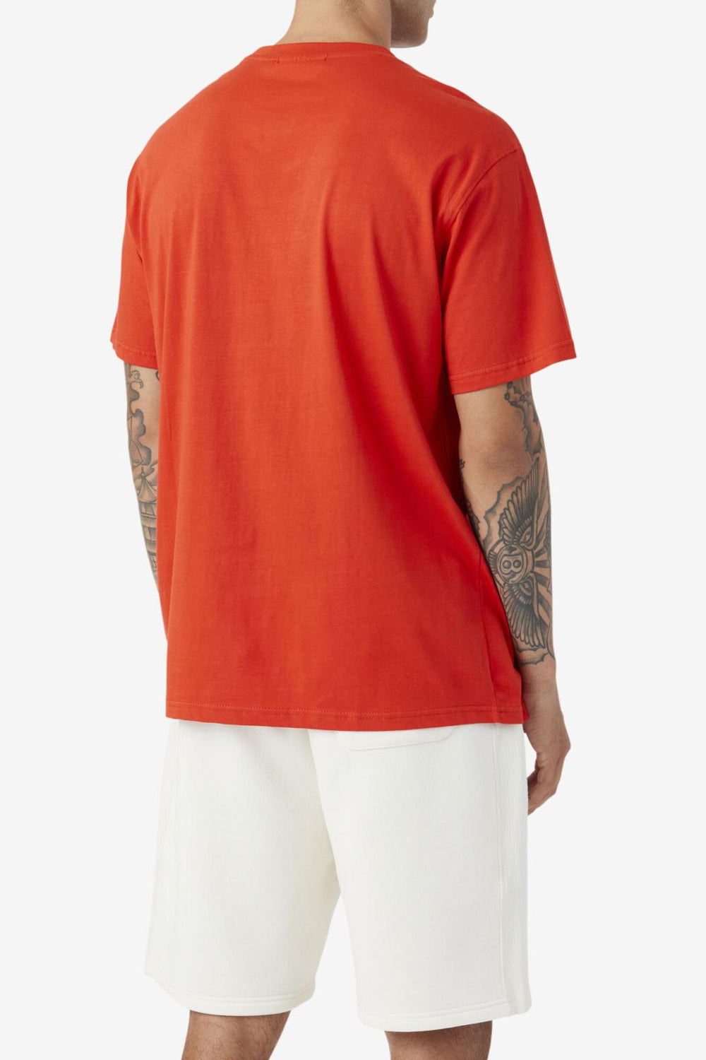 FILA Cody Tee 625 FIERY RED / WHITE | Men Tops