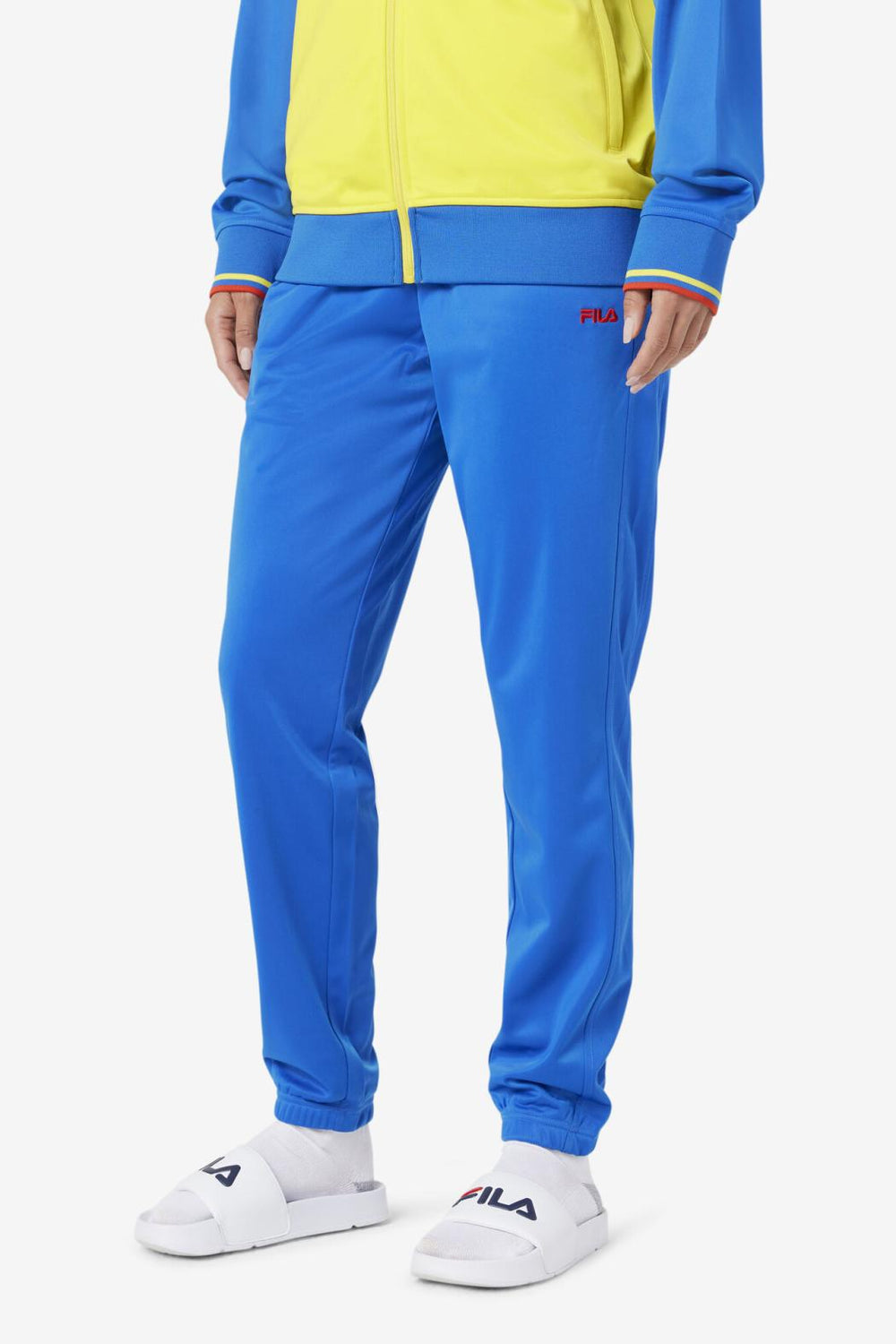 FILA Colombia Track Pant 446 LAPIS BLUE / FIERY RED | Men Sweatsuits &amp; Tracksuits
