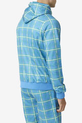 FILA Colt Crossover Hoodie 922 CASHMERE BLUE PLAID | Men Sweatshirts &amp; Hoodies
