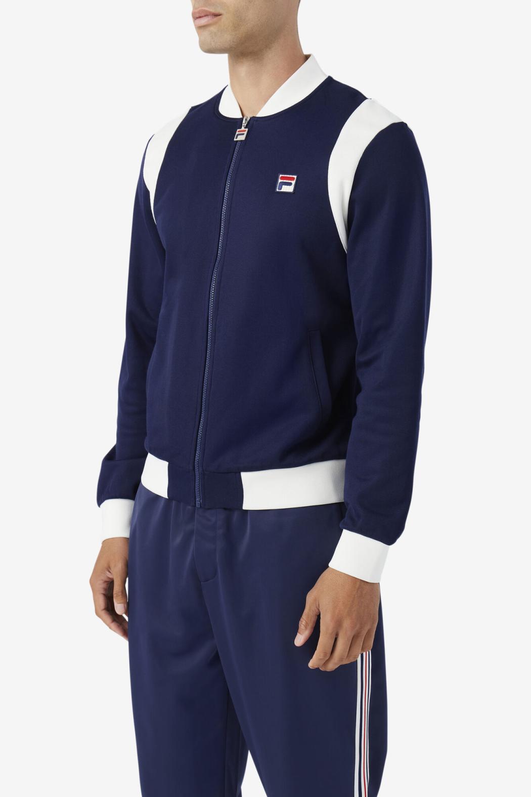 FILA Colton Bomber 410 FILA NAVY / EGRET | Men Sweaters &amp; Outerwear
