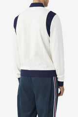 FILA Colton Bomber 806 EGRET / FILA NAVY | Men Sweaters &amp; Outerwear
