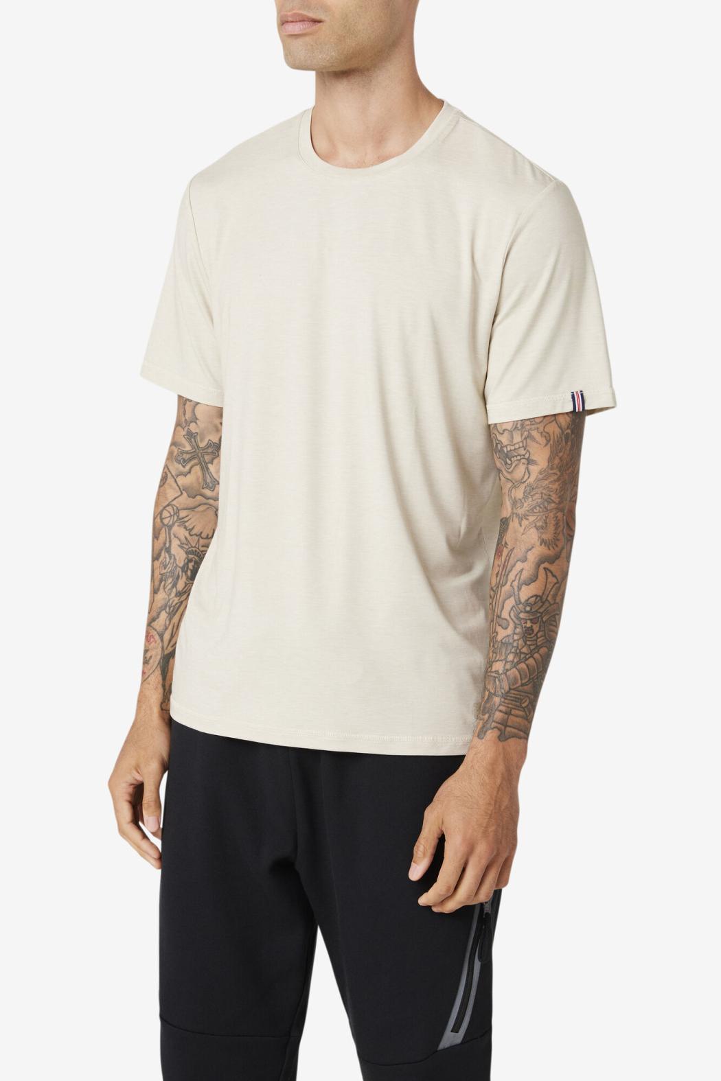 FILA Commuter Tee 270 PELICAN HEATHER | Men Tops