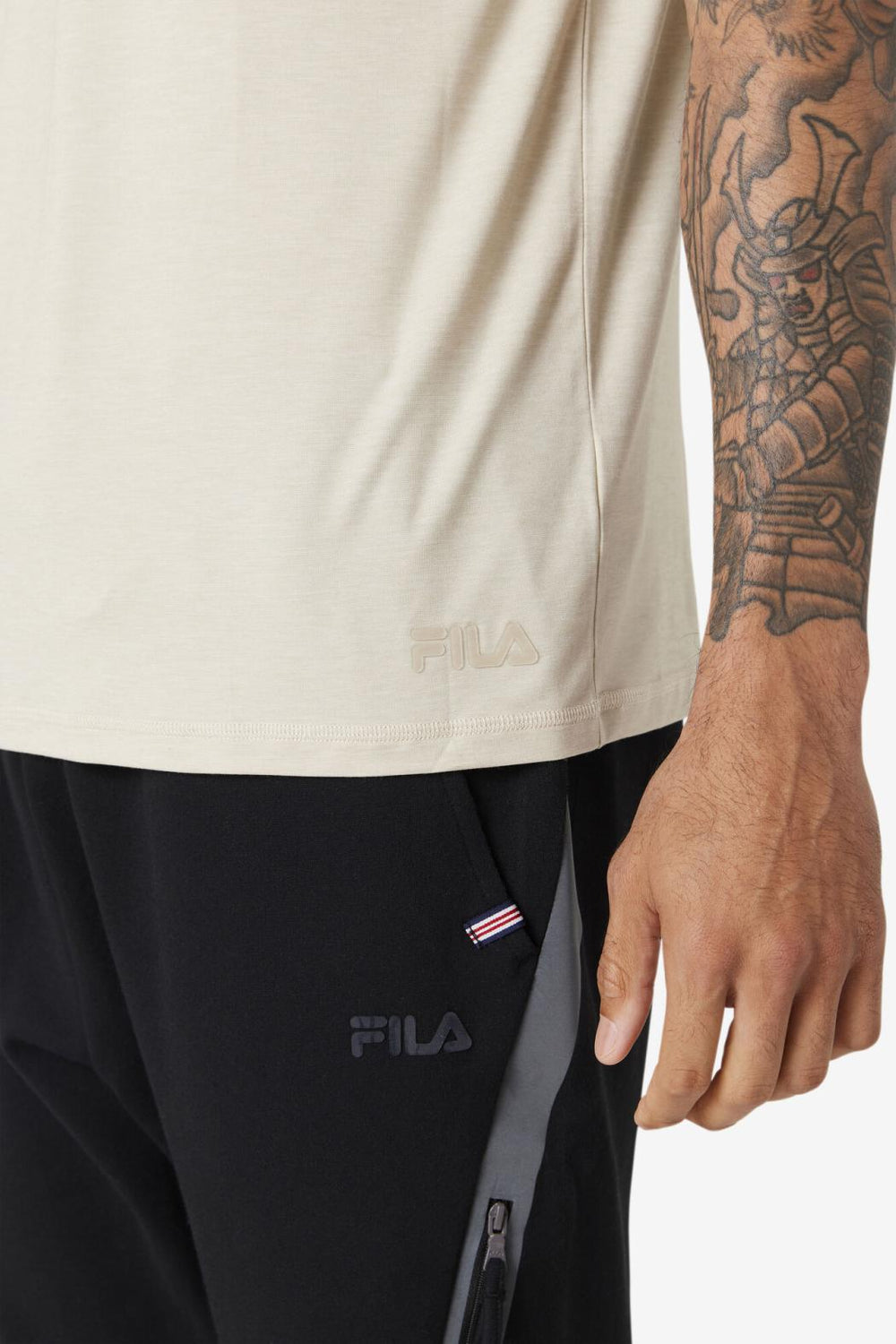 FILA Commuter Tee 270 PELICAN HEATHER | Men Tops