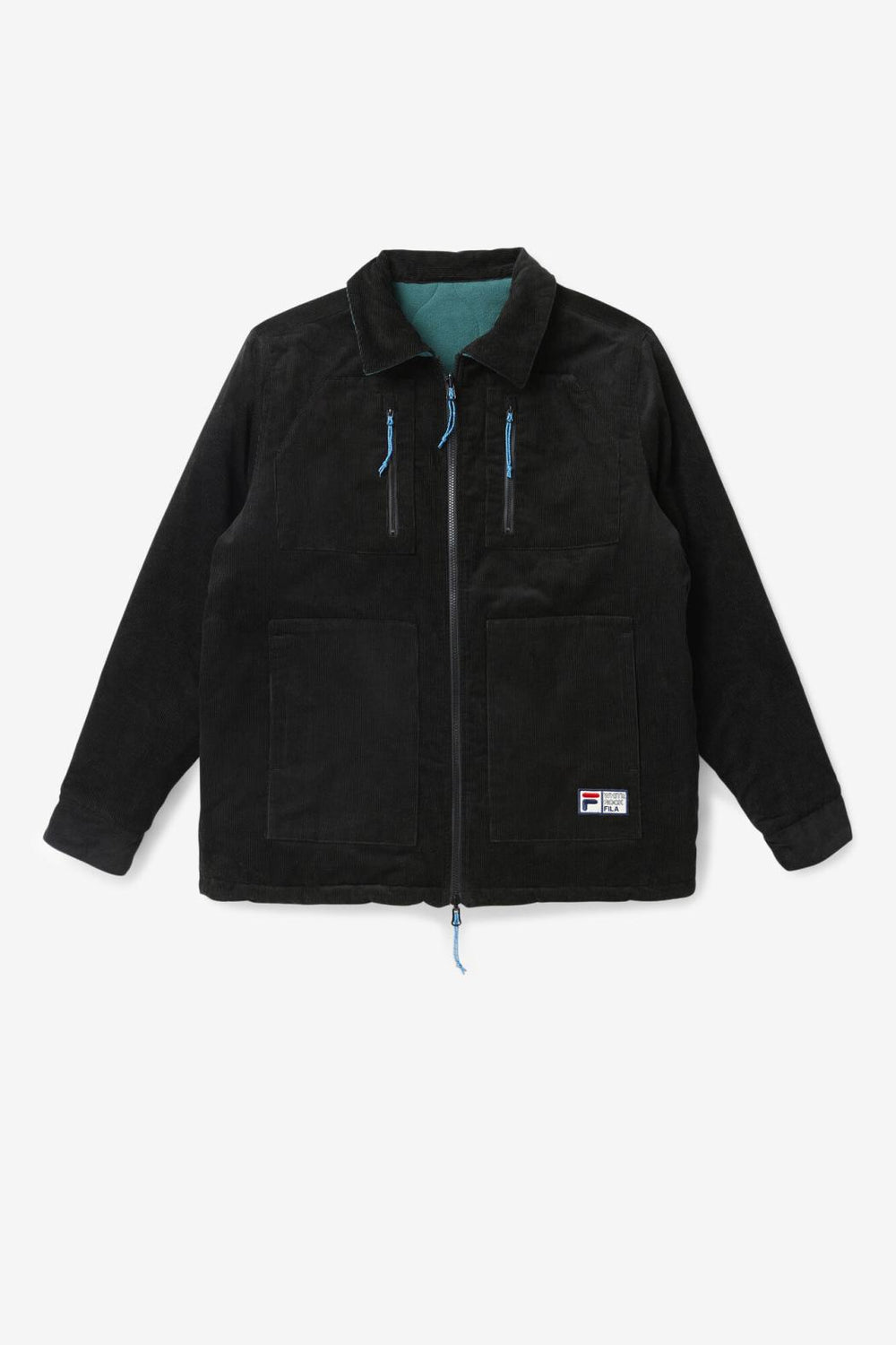 FILA Crank Reversible Jacket 001 BLACK / JUNE BUG | Men Sweaters &amp; Outerwear