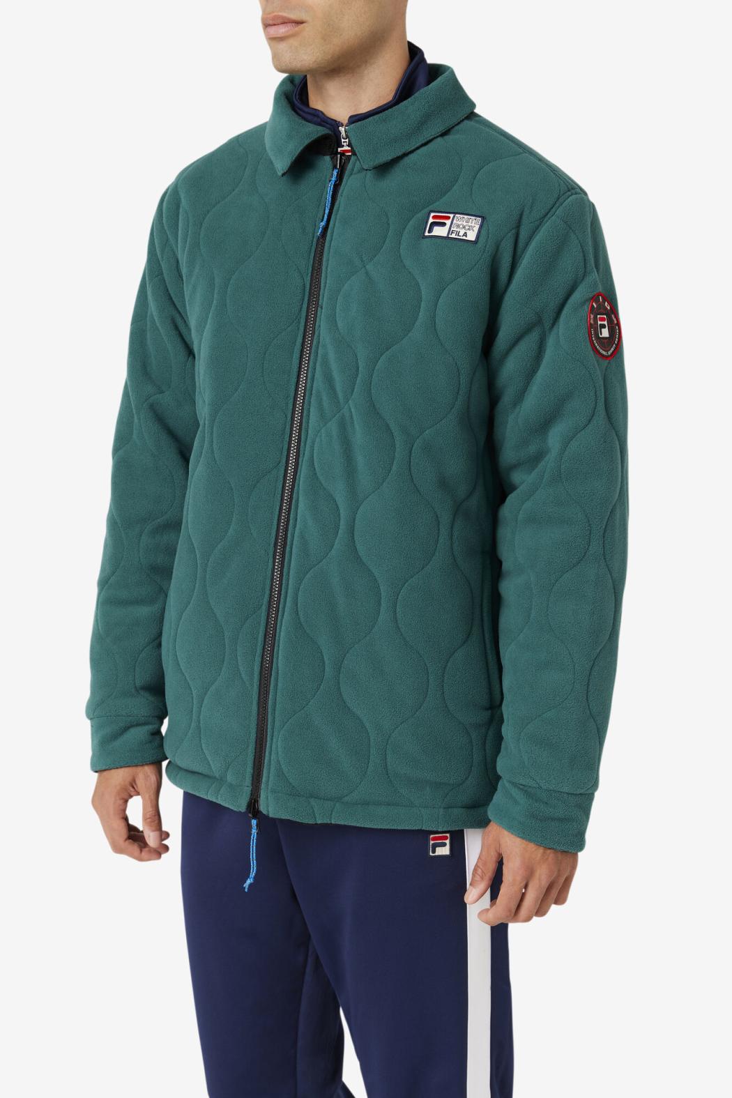 FILA Crank Reversible Jacket 001 BLACK / JUNE BUG | Men Sweaters &amp; Outerwear