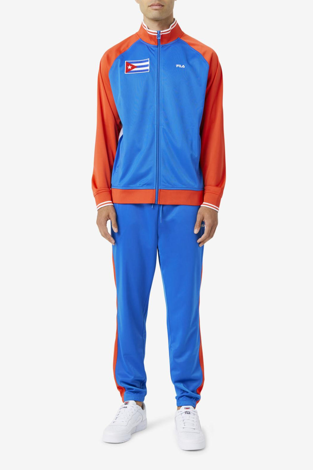 FILA Cuba Pant 466 PRINCESS BLUE / FIERY RED | Men Sweatsuits &amp; Tracksuits