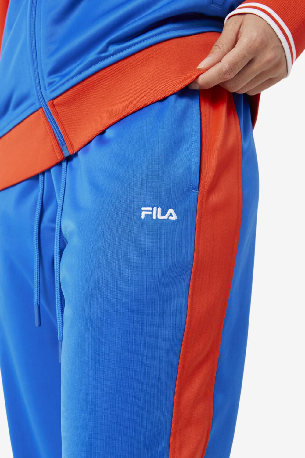FILA Cuba Pant 466 PRINCESS BLUE / FIERY RED | Men Sweatsuits &amp; Tracksuits