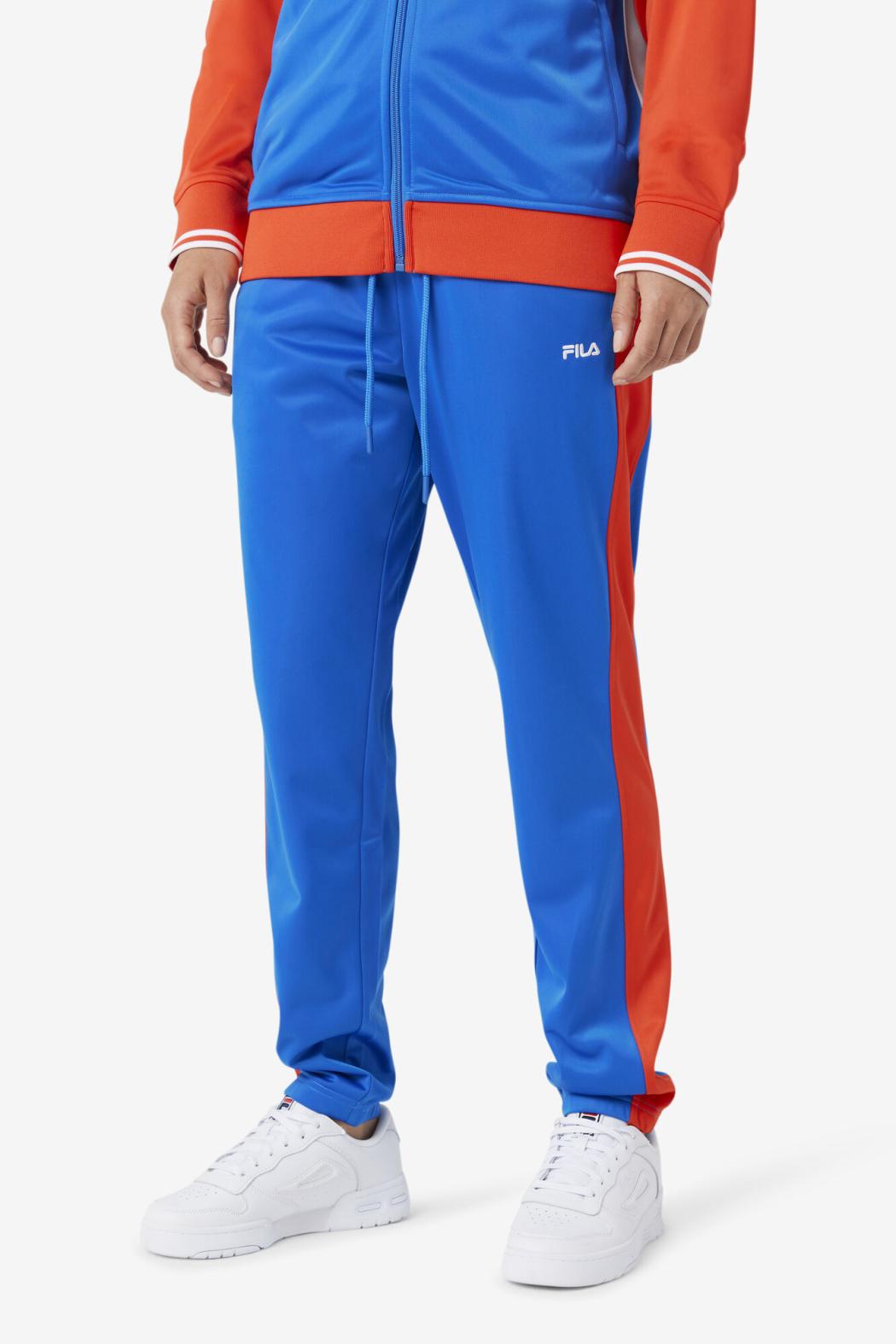 FILA Cuba Pant 466 PRINCESS BLUE / FIERY RED | Men Sweatsuits &amp; Tracksuits