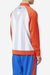 FILA Cuba Track Jacket 625 FIERY RED / WHITE / PRINCESS BLUE | Men Sweatsuits &amp; Tracksuits