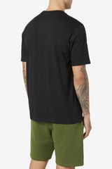 FILA Curtis Pocket Tee 001 BLACK / WHITE / JUNE BUG | Men Tops