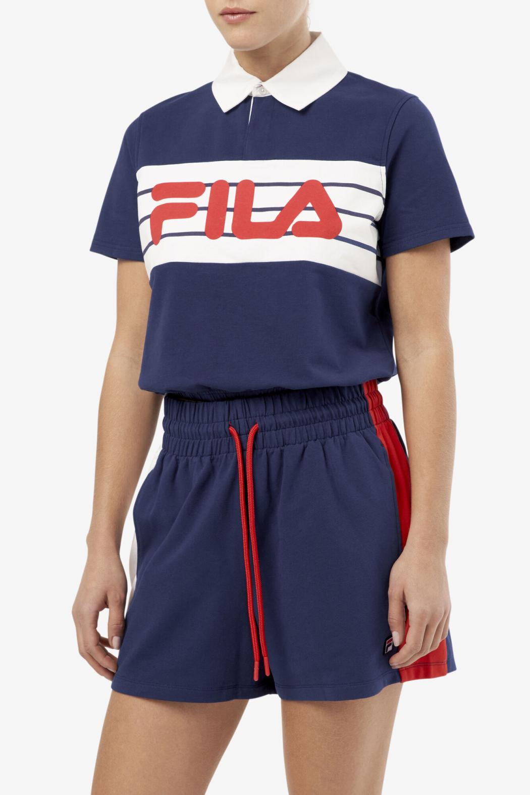 FILA Dakota Polo 410 FILA NAVY | Women Tops &amp; T-Shirts