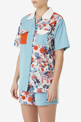 FILA Delanie Camp Shirt 300 TOFU | Women Tops &amp; T-Shirts