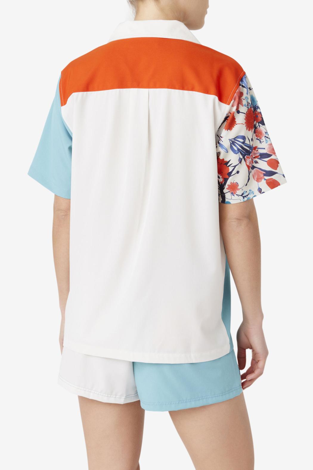 FILA Delanie Camp Shirt 300 TOFU | Women Tops &amp; T-Shirts