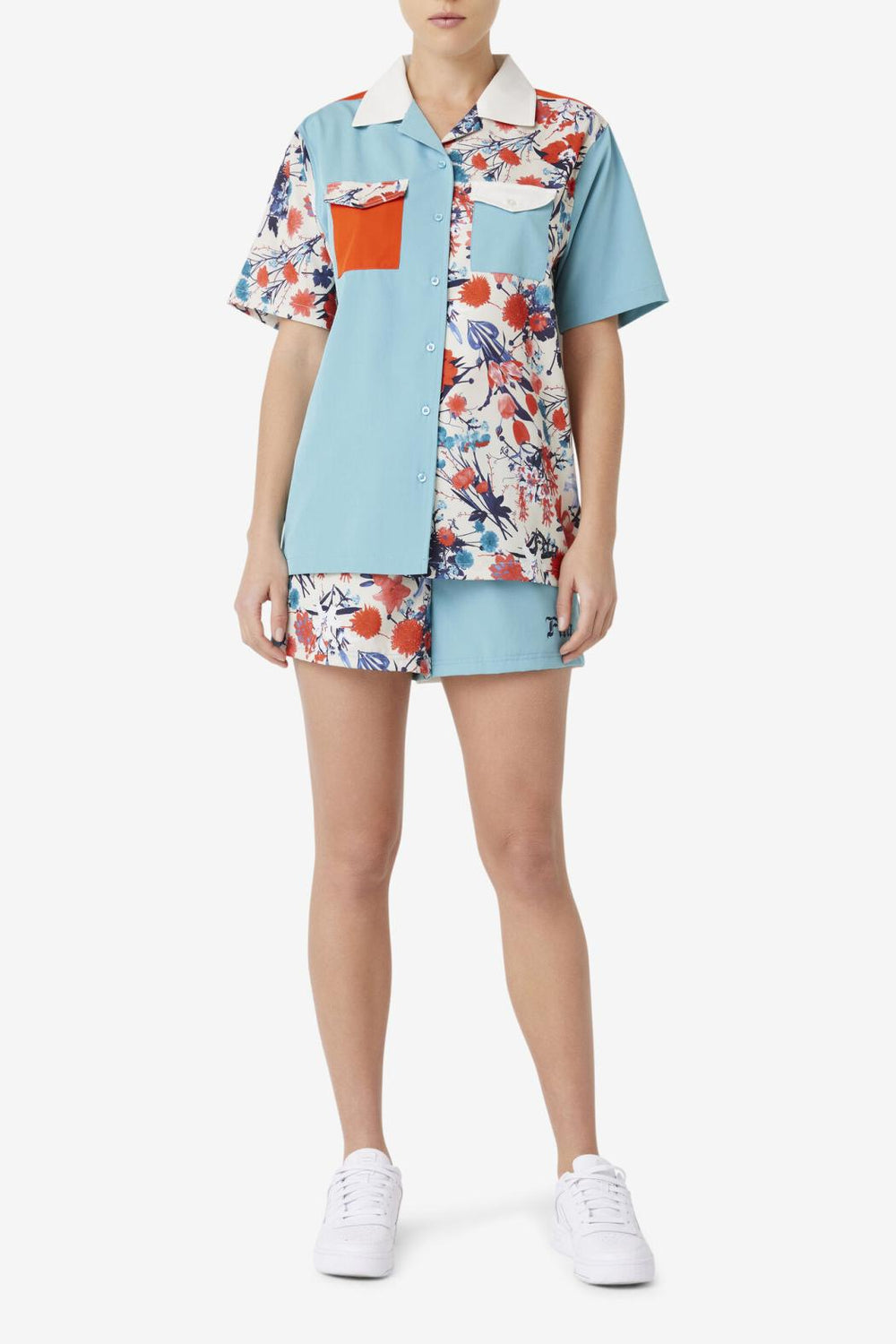 FILA Delanie Camp Shirt 300 TOFU | Women Tops &amp; T-Shirts