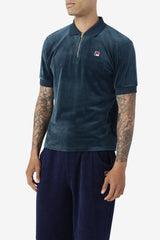 FILA Devon Velour Polo | Men Polo &amp; Rugby Shirts
