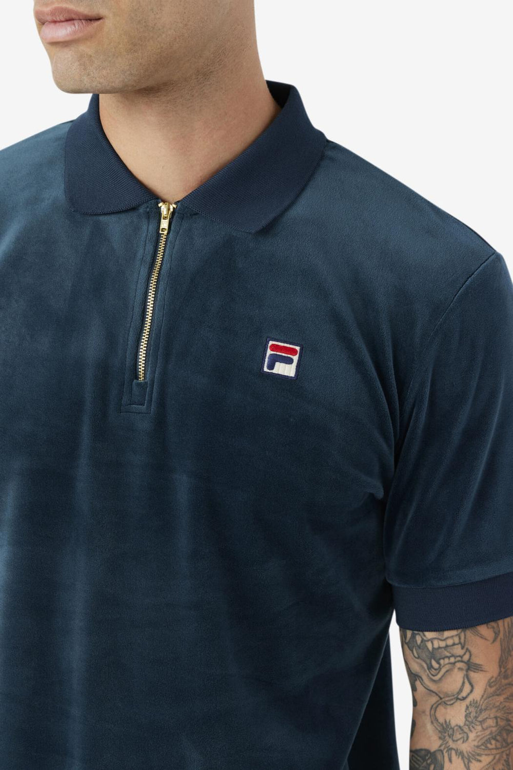 FILA Devon Velour Polo | Men Polo &amp; Rugby Shirts