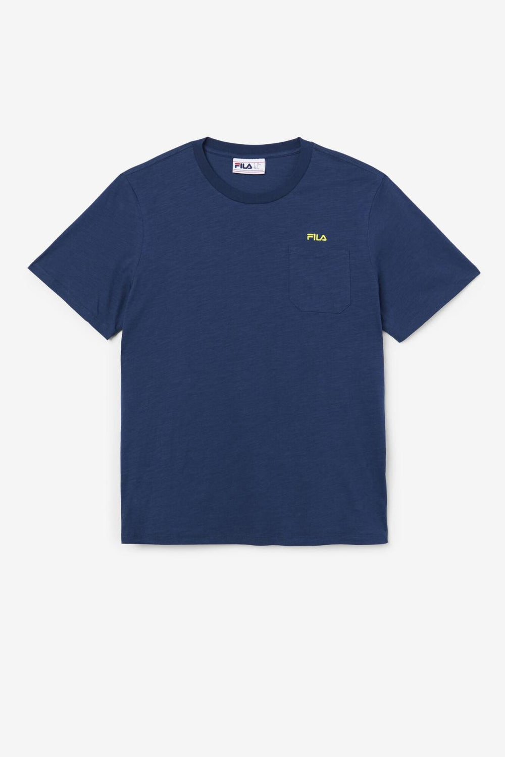 FILA Dilki Crew 934 FRENCH NAVY / BLAZING YELLOW | Men Tops