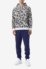 FILA Dinn Hoodie 047 HARBOR MIST PRINT | Men Sweatshirts &amp; Hoodies