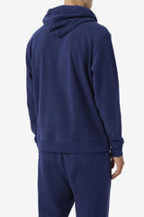 FILA Dinn Hoodie 410 FILA NAVY / WHITE / DEEP LAKE | Men Sweatshirts &amp; Hoodies