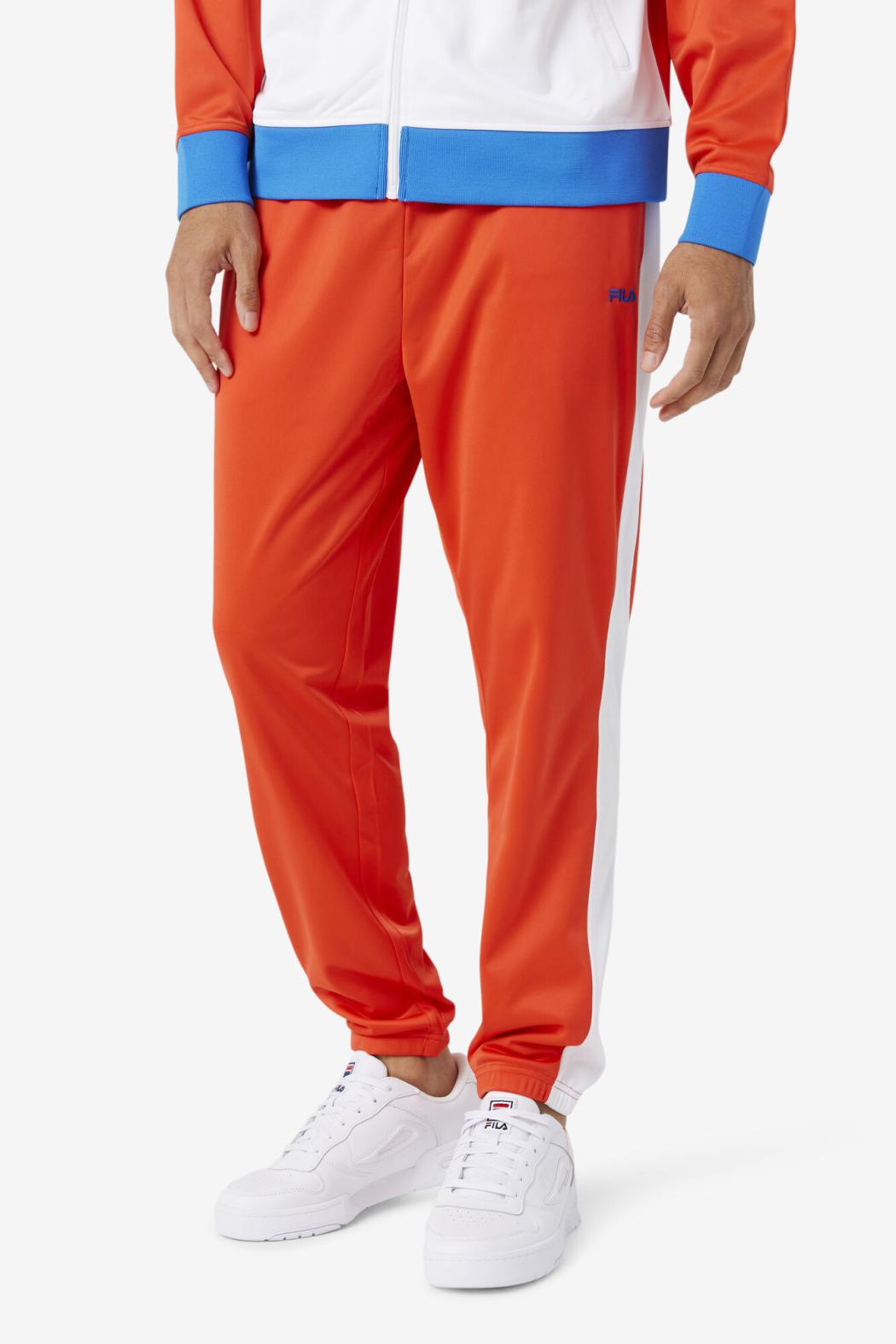 FILA Dominican Republic Pant 625 FIERY RED / WHITE | Men Sweatsuits &amp; Tracksuits