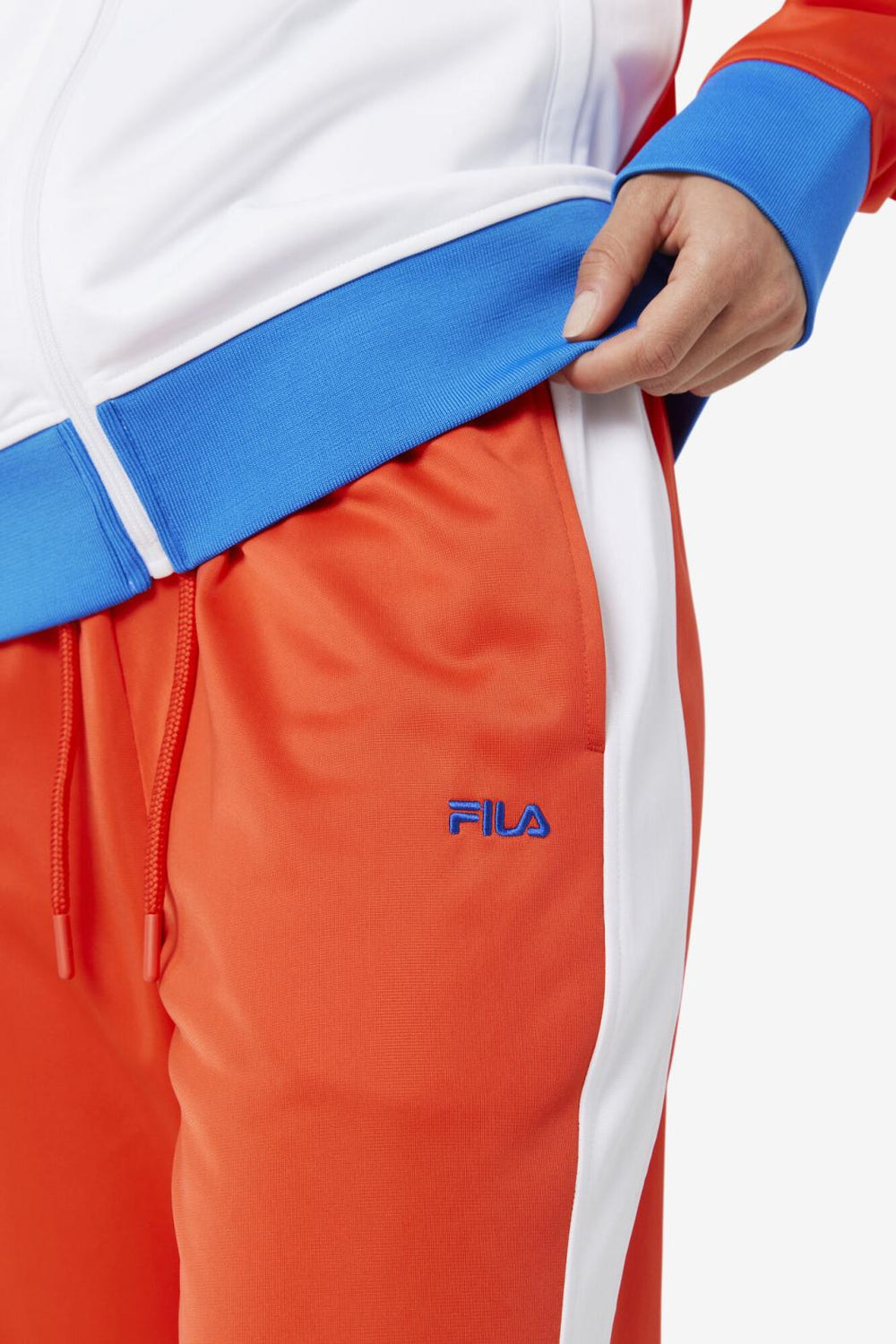 FILA Dominican Republic Pant 625 FIERY RED / WHITE | Men Sweatsuits &amp; Tracksuits