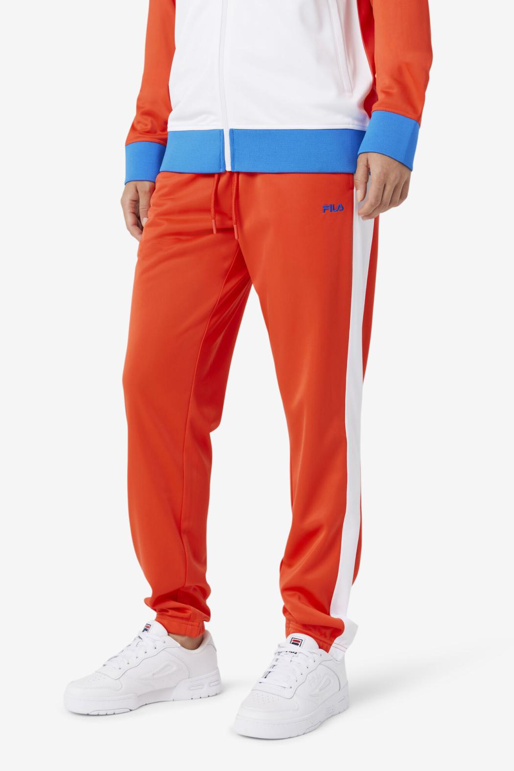 FILA Dominican Republic Pant 625 FIERY RED / WHITE | Men Sweatsuits &amp; Tracksuits