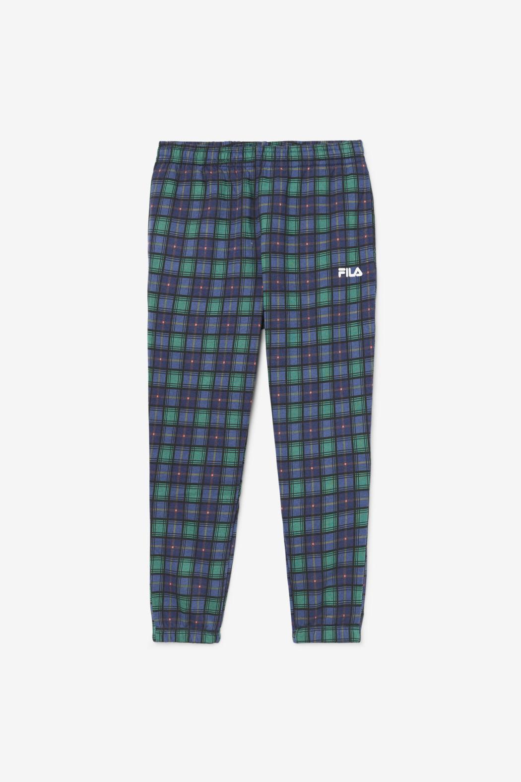FILA Dorm Plaid Jogger 990 JUNE BUG / RHUBARB / FILA NAVY | Men Pants &amp; Shorts