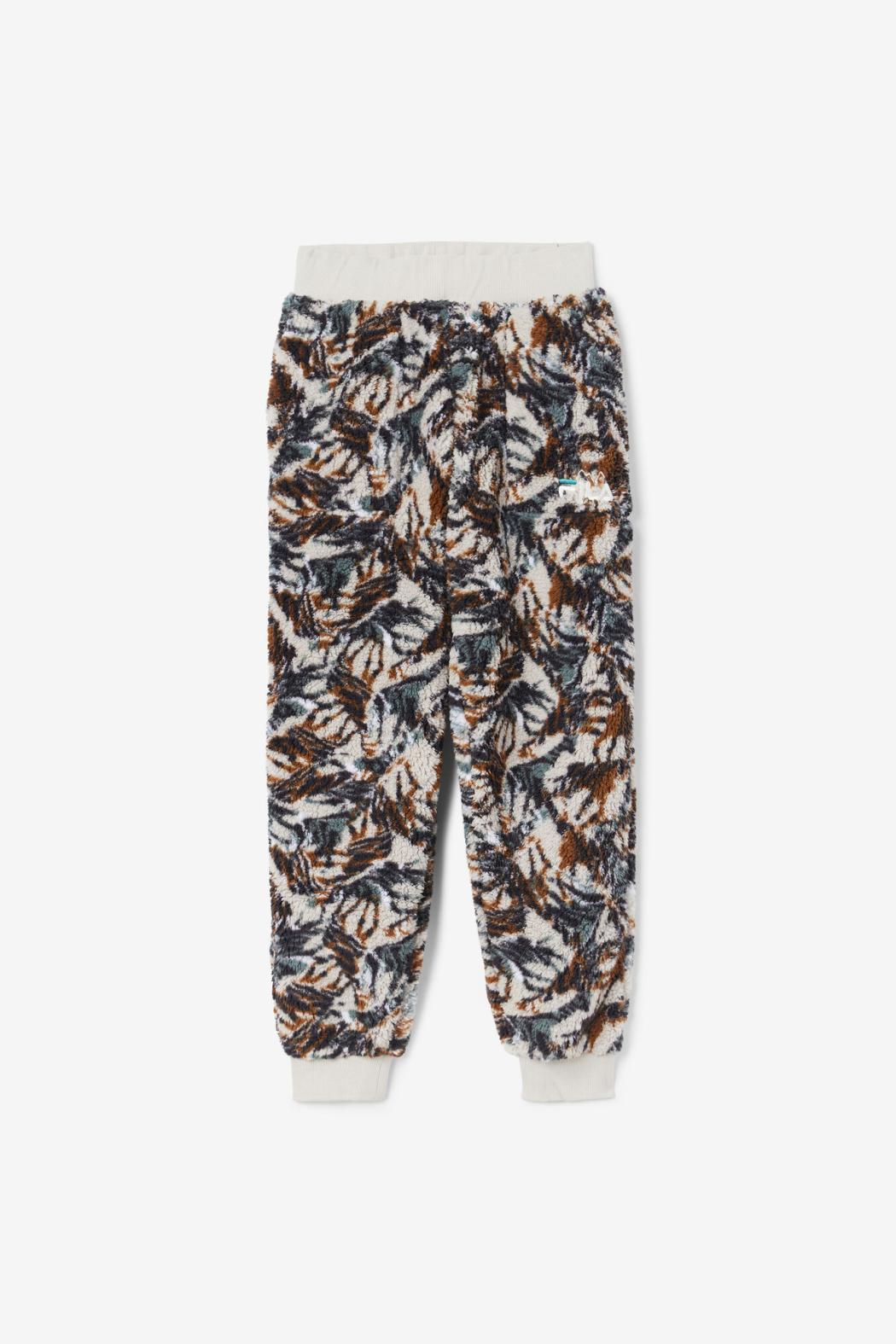 FILA Drewe Sherpa Jogger 172 EGRET / STORMY WEATHER / EGRET / DEEP LAKE | Women Sweatsuits &amp; Tracksuits