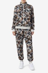 FILA Drewe Sherpa Jogger 172 EGRET / STORMY WEATHER / EGRET / DEEP LAKE | Women Sweatsuits &amp; Tracksuits