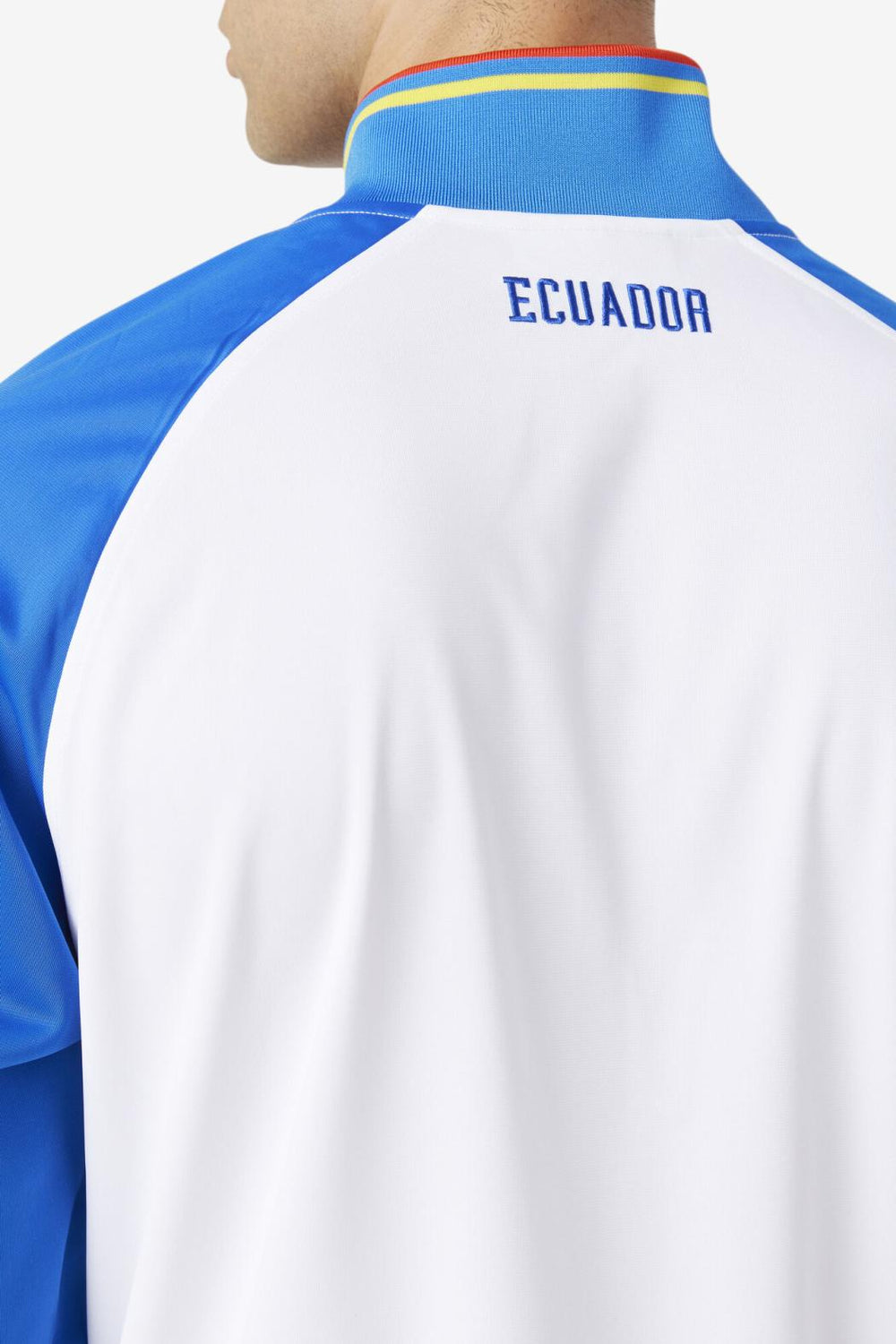 FILA Ecuador Track Jacket 100 WHITE / PRINCESS BLUE / FIERY RED / CYBER YELLOW | Men Sweatsuits &amp; Tracksuits