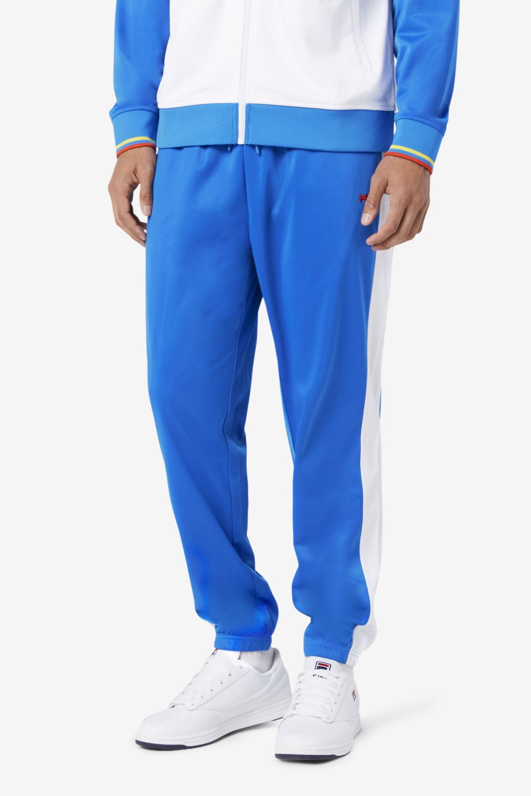 FILA Ecuador Track Pant 466 PRINCESS BLUE / WHITE / FIERY RED | Men Sweatsuits &amp; Tracksuits