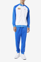 FILA Ecuador Track Pant 466 PRINCESS BLUE / WHITE / FIERY RED | Men Sweatsuits &amp; Tracksuits