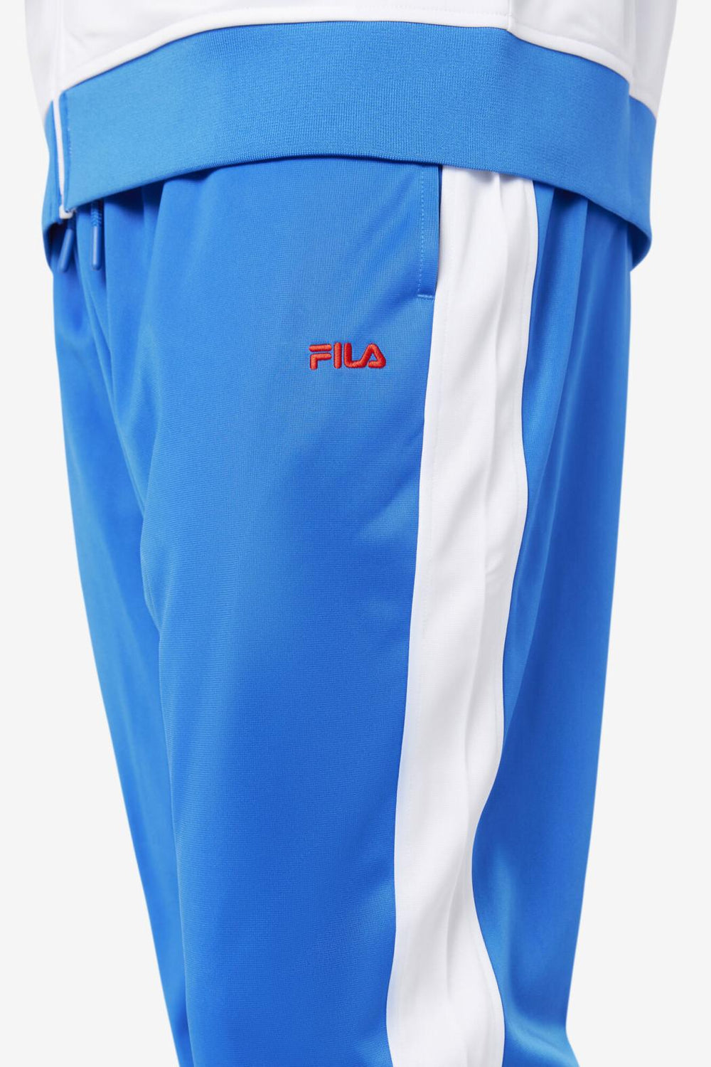FILA Ecuador Track Pant 466 PRINCESS BLUE / WHITE / FIERY RED | Men Sweatsuits &amp; Tracksuits