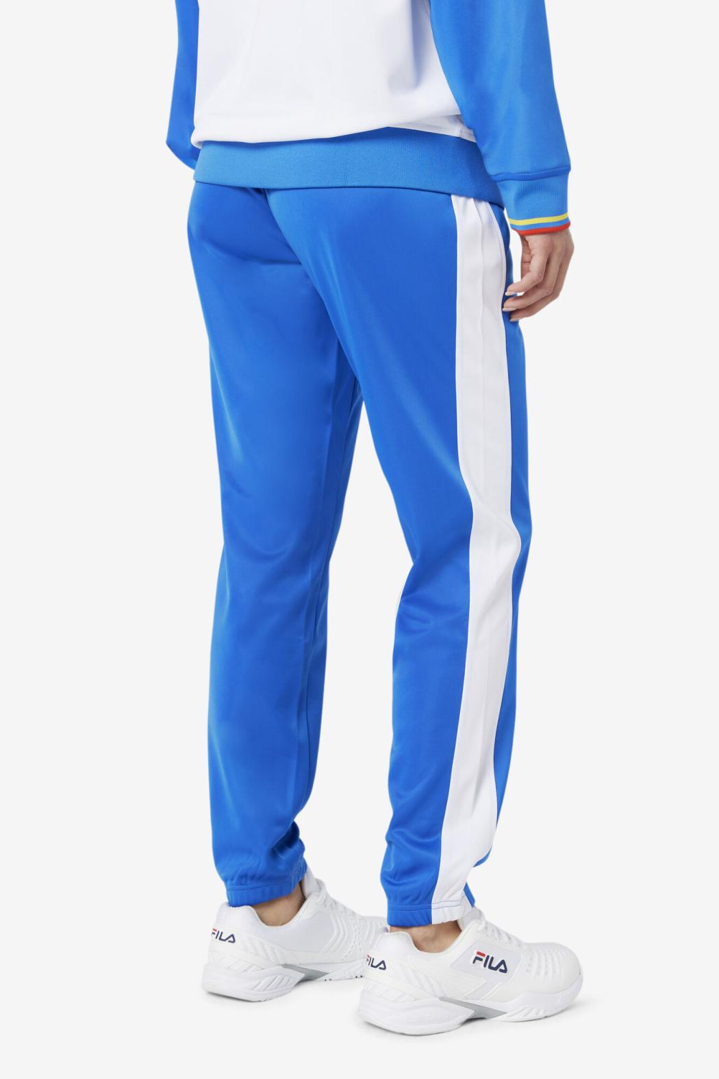 FILA Ecuador Track Pant 466 PRINCESS BLUE / WHITE / FIERY RED | Men Sweatsuits &amp; Tracksuits