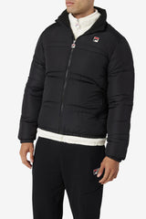 FILA Elias Puffer Jacket 001 BLACK | Men Sweaters &amp; Outerwear