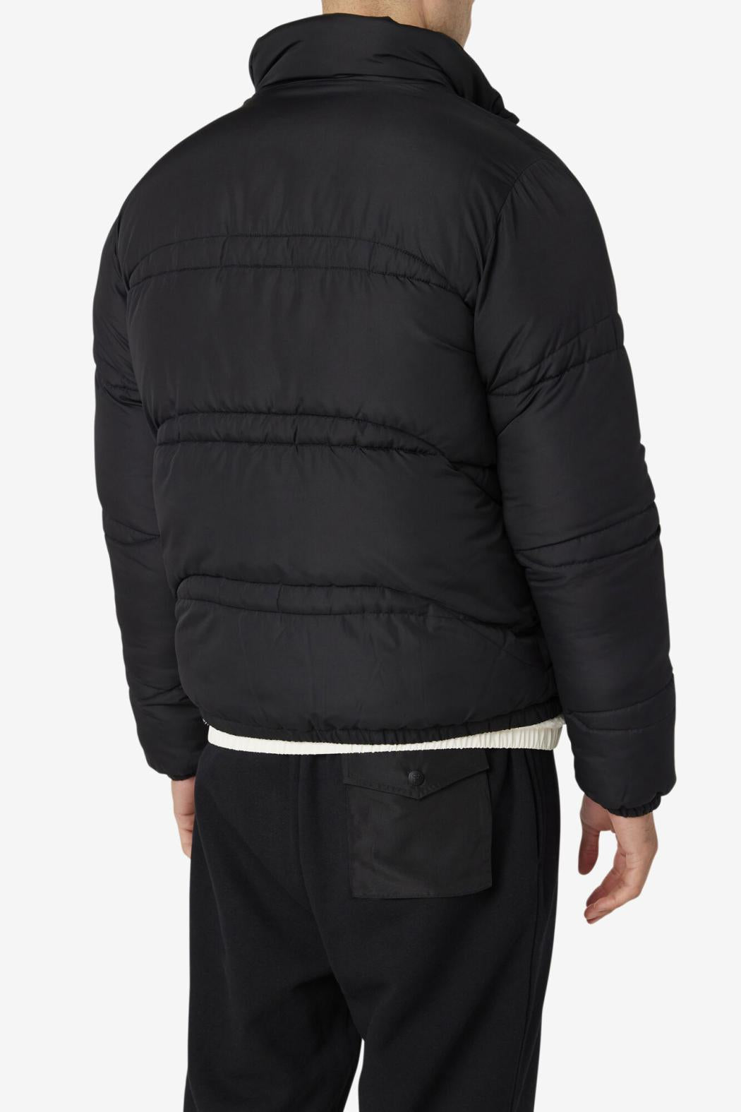 FILA Elias Puffer Jacket 001 BLACK | Men Sweaters &amp; Outerwear