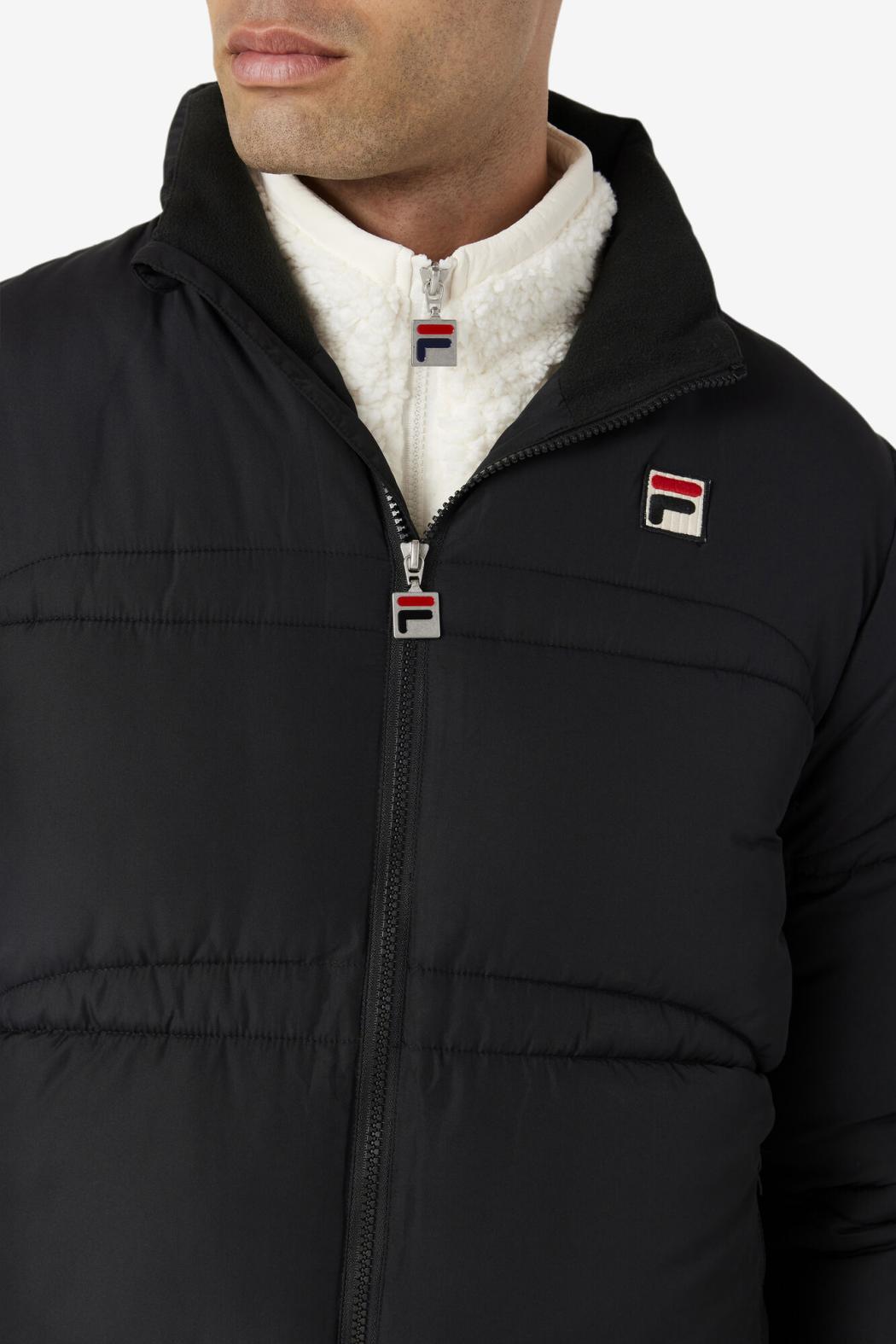 FILA Elias Puffer Jacket 001 BLACK | Men Sweaters &amp; Outerwear