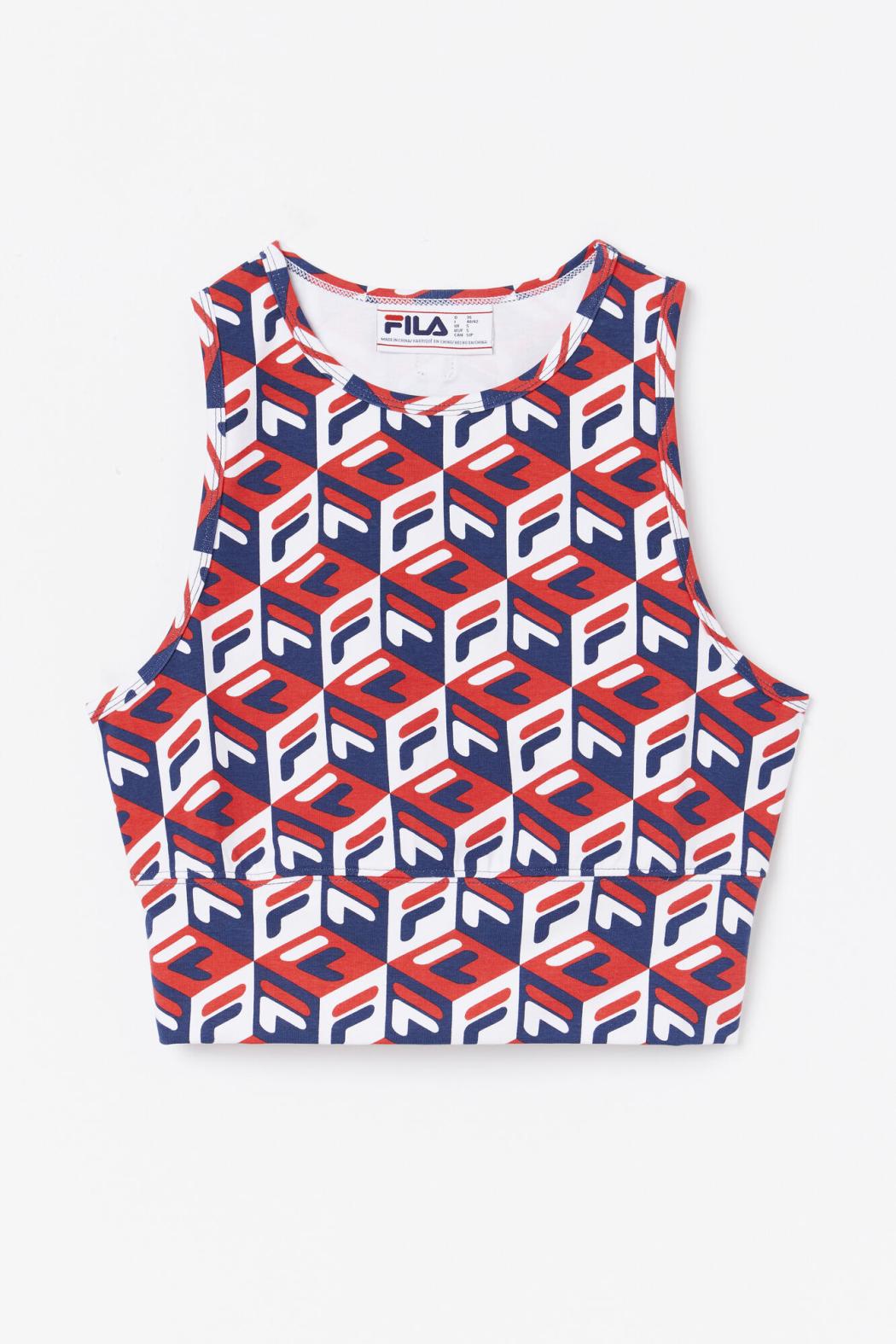 FILA Emmaline Tank 622 FILA RED / FILA NAVY / WHITE | Women Tops &amp; T-Shirts