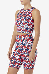 FILA Emmaline Tank 622 FILA RED / FILA NAVY / WHITE | Women Tops &amp; T-Shirts