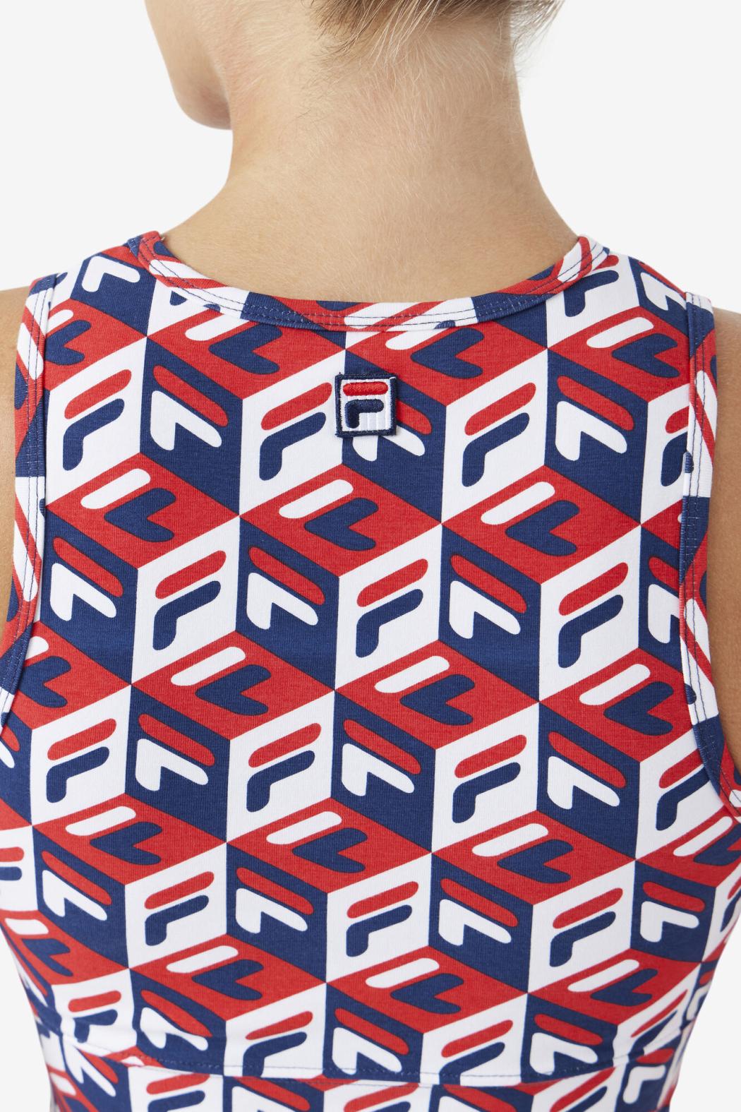 FILA Emmaline Tank 622 FILA RED / FILA NAVY / WHITE | Women Tops &amp; T-Shirts
