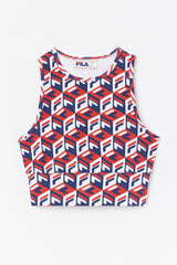 FILA Emmaline Tank 622 FILA RED / FILA NAVY / WHITE | Women Tops &amp; T-Shirts