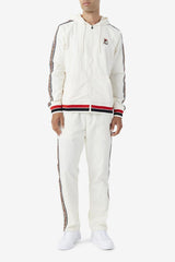 FILA Faras Wind Jacket 132 GARDENIA / BLACK / FILA RED | Men Sweaters &amp; Outerwear