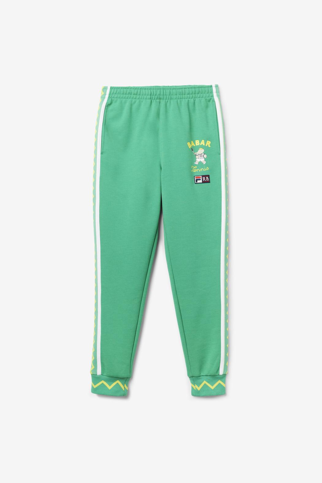 FILA FILA X RB Babar Evertt Jogger 636 DEEP MINT / WHITE | Men Pants &amp; Shorts