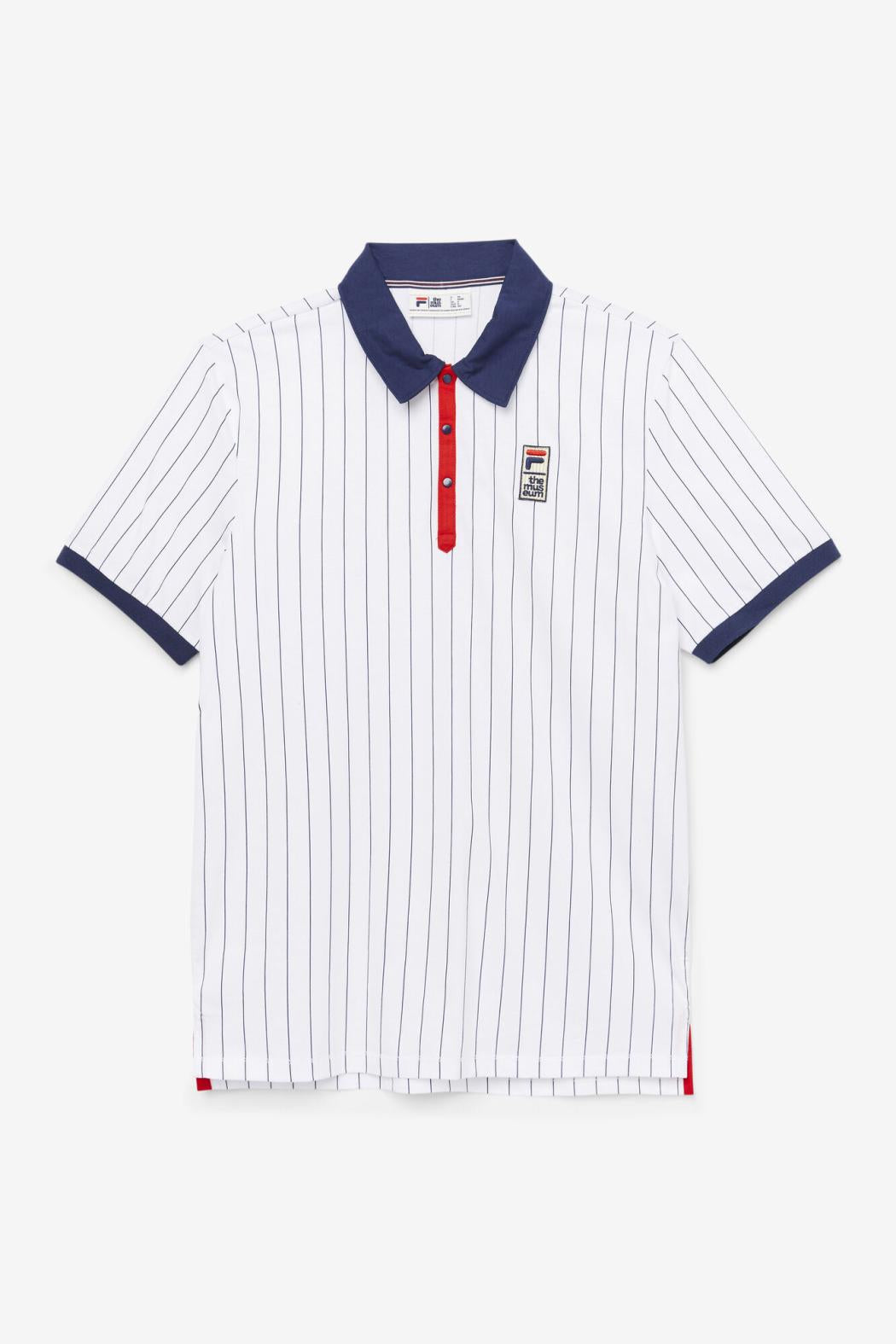 FILA FILA X The Museum BB1 Polo 100 WHITE / PEACOAT / RED | Men Polo &amp; Rugby Shirts