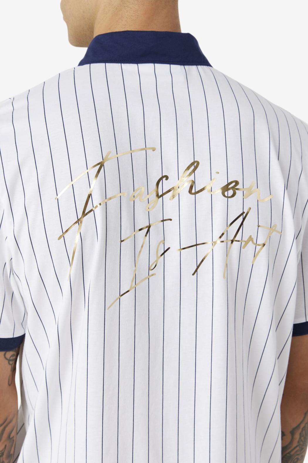 FILA FILA X The Museum BB1 Polo 100 WHITE / PEACOAT / RED | Men Polo &amp; Rugby Shirts