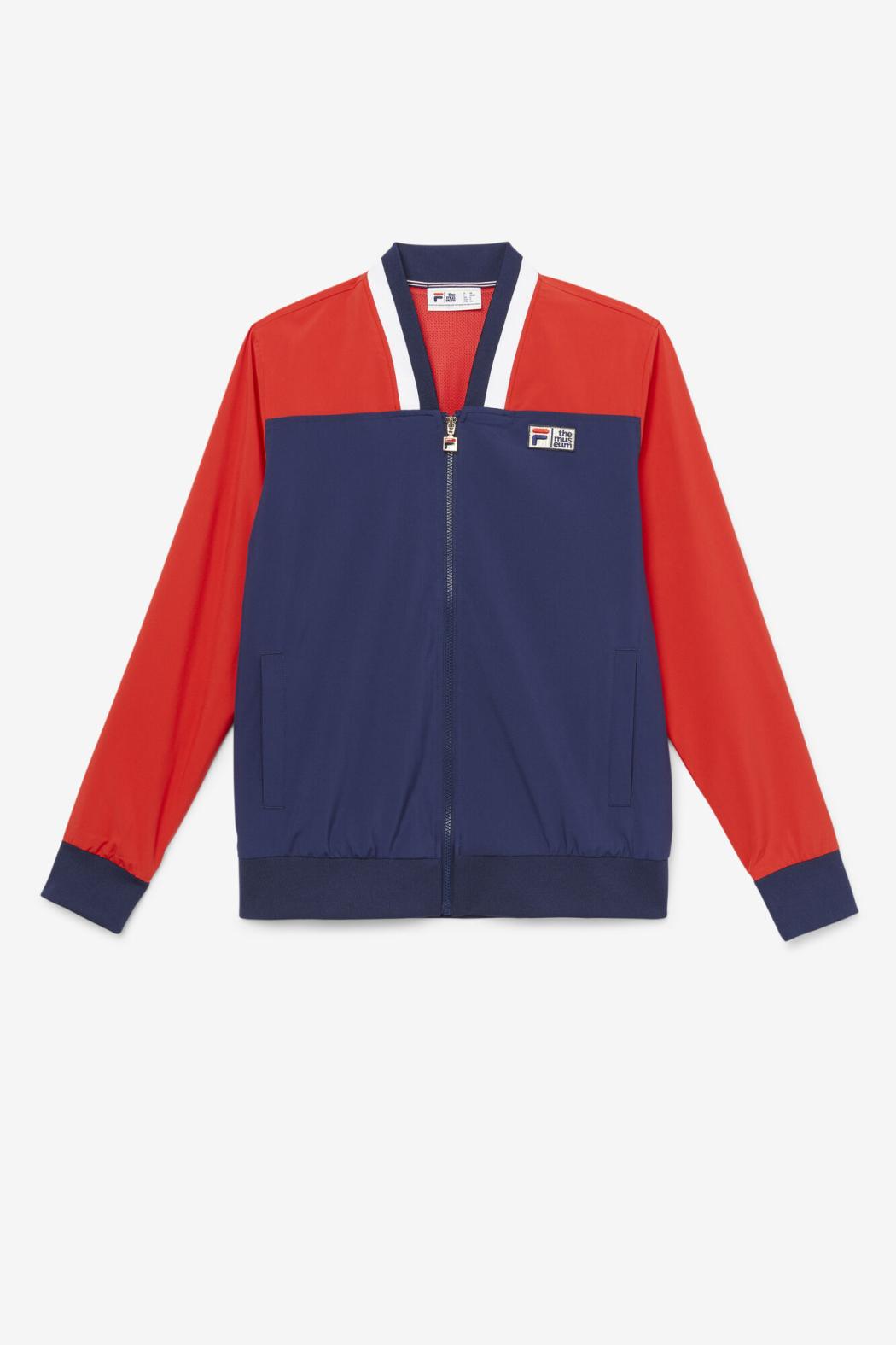 FILA FILA X The Museum Track Jacket 410 PEACOAT / RED / WHITE | Men Sweaters &amp; Outerwear
