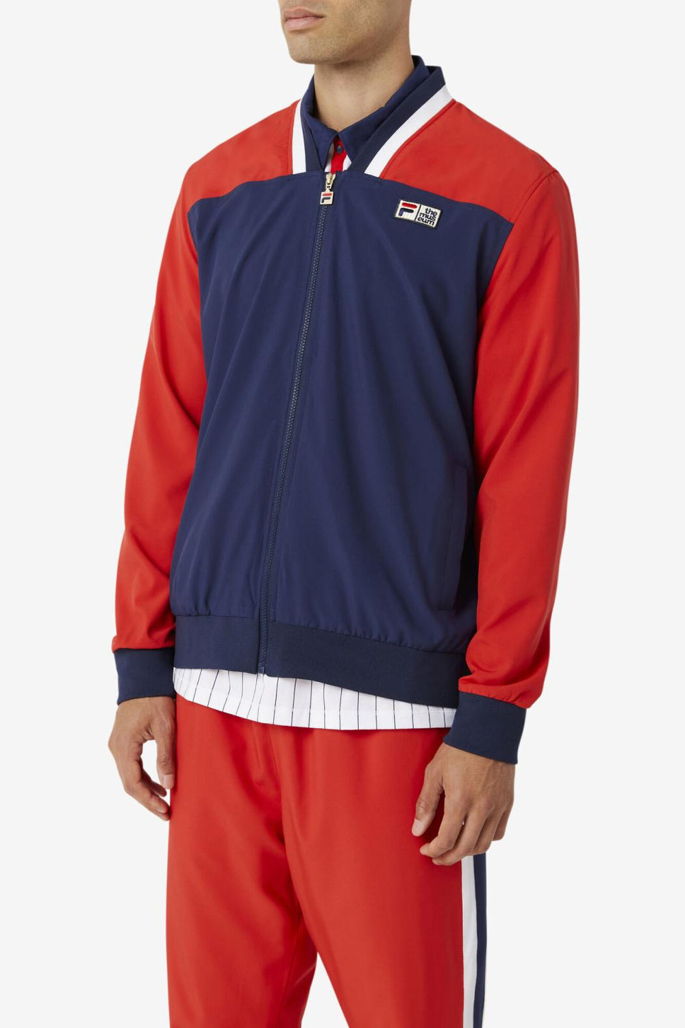 FILA FILA X The Museum Track Jacket 410 PEACOAT / RED / WHITE | Men Sweaters &amp; Outerwear
