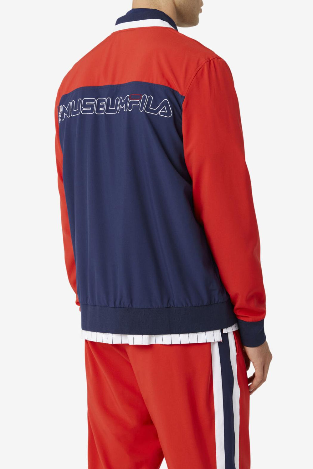 FILA FILA X The Museum Track Jacket 410 PEACOAT / RED / WHITE | Men Sweaters &amp; Outerwear
