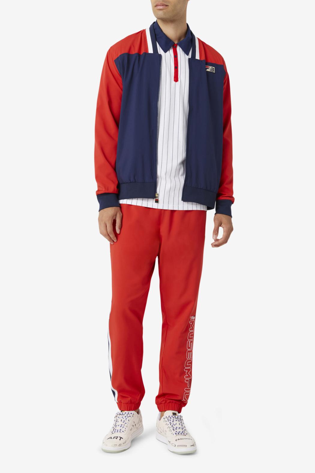 FILA FILA X The Museum Track Jacket 410 PEACOAT / RED / WHITE | Men Sweaters &amp; Outerwear