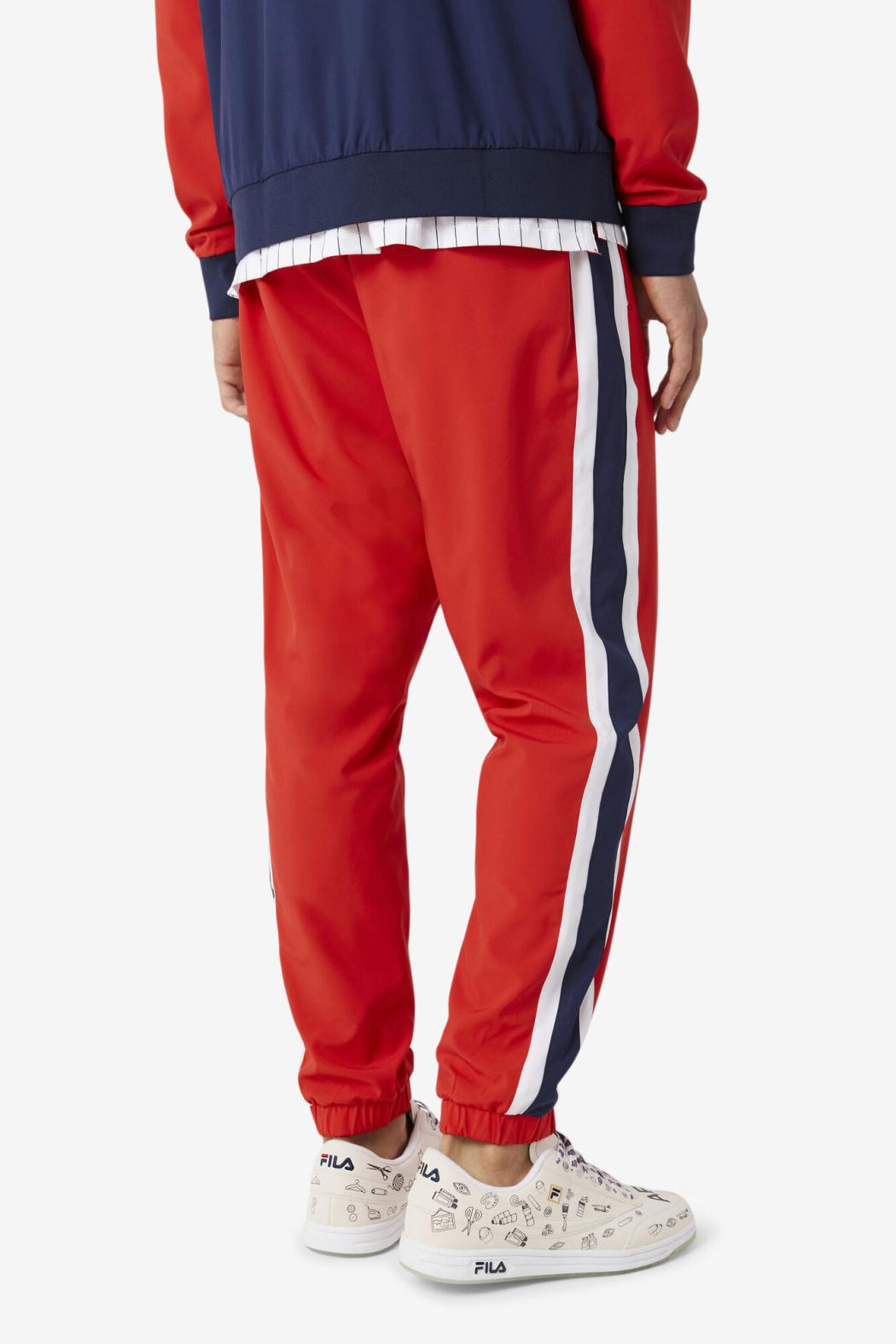 FILA FILA X The Museum Track Pant 622 RED / PEACOAT / WHITE | Men Pants &amp; Shorts